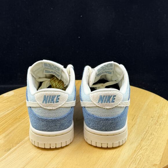 Nike Dunk Low Smokey Blue Denim IH5073-006 Womens New Size 6 Sneakers - Picture 3 of 10